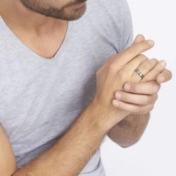 Bague Jonc Maewen Acier Blanc -Montres Magasin MIDHBW0027 view3