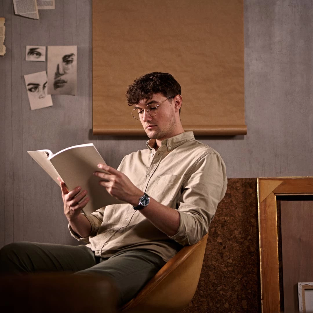 Fawler Paz | Montre Habillée Noire à Une Seule Aiguille En Acier Inoxydable 6 Fawler Paz | Montre Habillée Noire à Une Seule Aiguille En Acier Inoxydable – Image 6