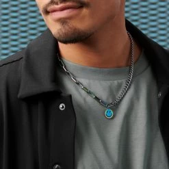 Lucleon Collier Caleb Amager à Double Maille Irisée Et Pendentif Smiley -Montres Magasin rst acpa collectionpage rainbow 23062 bjarkejohansen 3